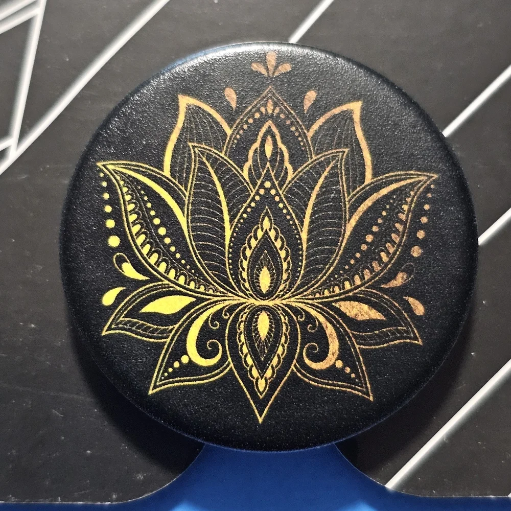 Popsocket - Golden Prana Black (LOTUS FLOWER)